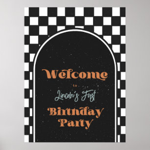 Cool Dude Welcome Poster   Skateboard Sign