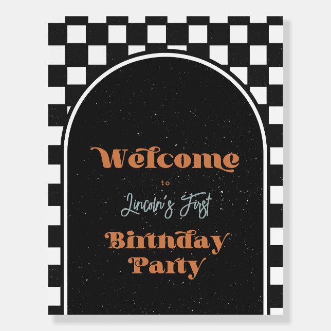 Cool Dude Welcome Sign | Skateboard Sign (Front)