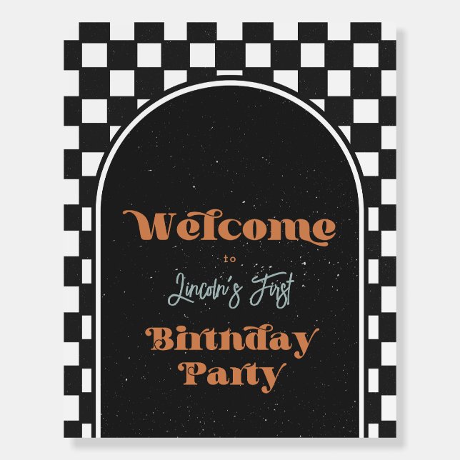 Cool Dude Welcome Sign | Skateboard Sign (Front)