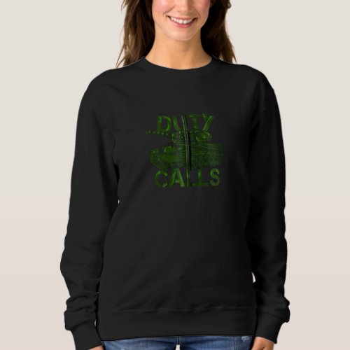 Cool Duty Calls   For Men And Women Who Love Games Sweatshirt