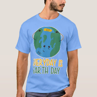 Cool Earth Day Design Loves Environmental Awarenes T-Shirt