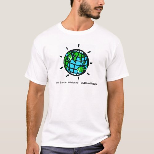 Cool Earth Day  _Planet Earth _ T_Shirt
