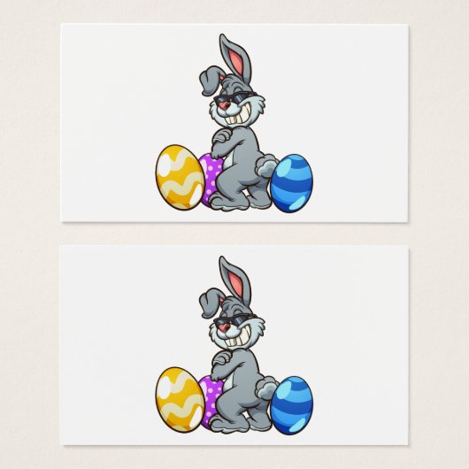 cool easter bunny (Front & Back)