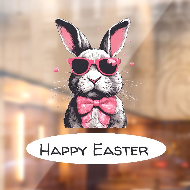 Cool Easter Bunny Window Cling (Sheet 2)