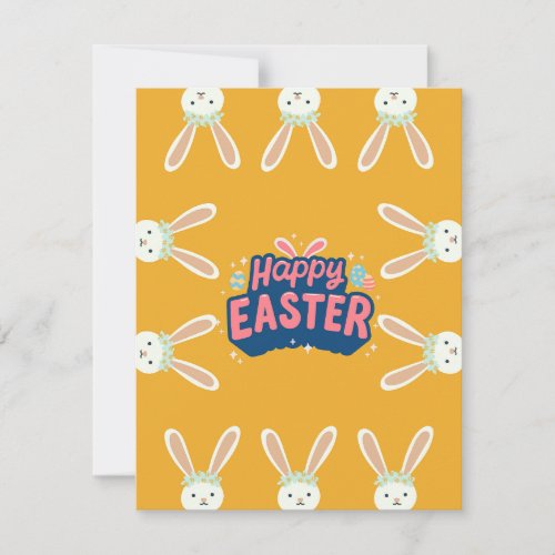 Cool easter design fun easter design holiday card