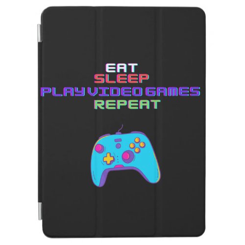 Cool Eat Sleep Play Video Games Repeat   iPad Air Cover