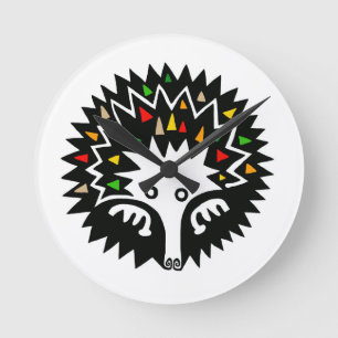 Cool ECHIDNA - Wildlife Australia - Nature Round Clock