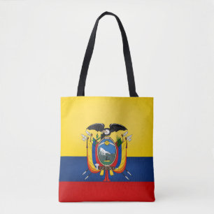 Cool Ecuador Flag Fashion Tote Bag