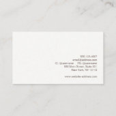 Cool Edgy Abstract Business Card (Back)