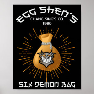 Cool - Egg Shen's Six Demon Bag Tee Long Sleeve Poster
