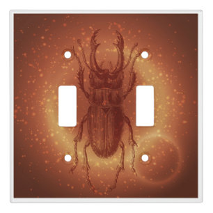Cool Egyptian Scarab Beetle Double Switch Plate