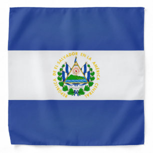 Cool El Salvador Flag Fashion Bandana