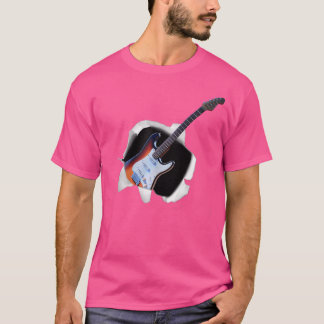 Cool Electric Acoustic Guitar Shirt Guitarist Men 