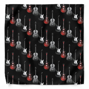 Cool Electric Guitars for Music Lovers Gift Bandana