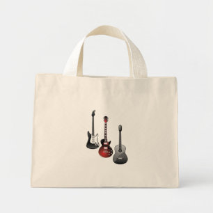 Cool Electric Guitars for Music Lovers Gift Mini Tote Bag