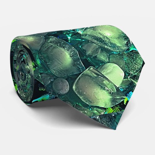 Cool Elegance Ice Cubes Neck Tie