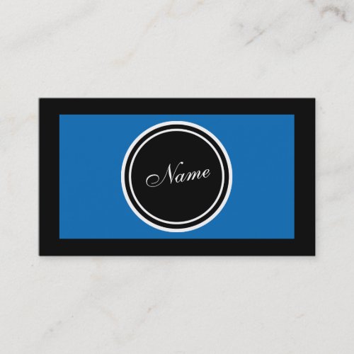 Cool Elegant Dazzling Blue Business Card