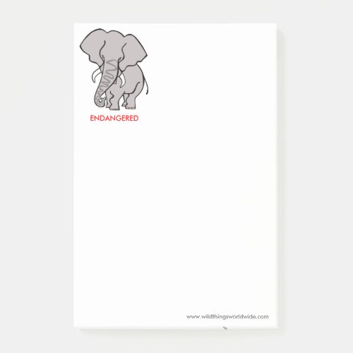 Cool ELEPHANT_Conservation _ Wildlife warrior _ Post_it Notes