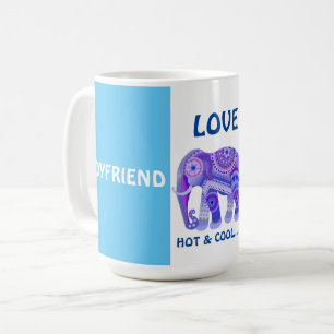 COOL ELEPHANT TO BOYFRIEND -  COFFEE MUG