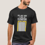 Cool Elevator For Men Women Elevator Inspector Ins T-Shirt