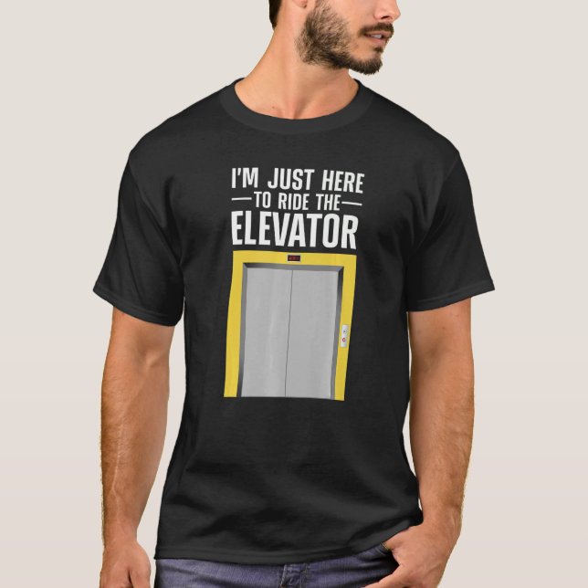 Cool Elevator For Men Women Elevator Inspector Ins T-Shirt (Front)