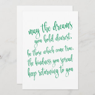 Cool Emerald Green St Patrick's Day Party Script Invitation