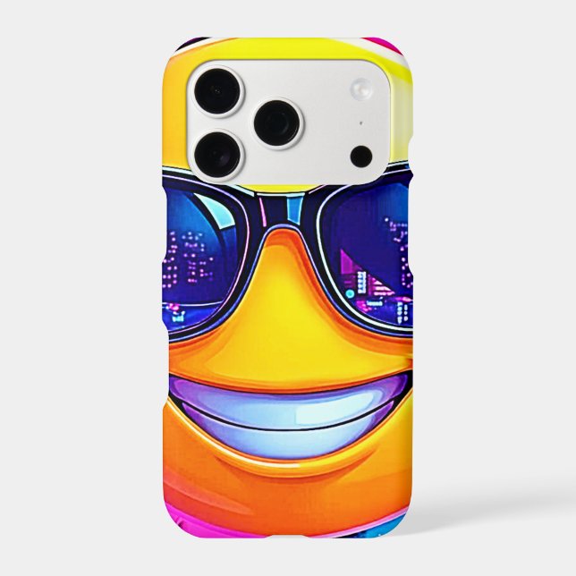 Cool 😎 Emoji Splash Fun Iphone Case (Back)