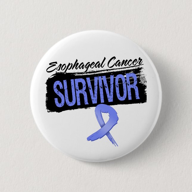 Cool Esophageal Cancer Survivor Pinback Button (Front)