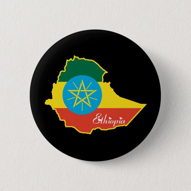 Cool Ethiopia Pinback Button (Front)