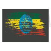 Cool Ethiopian flag design (Front Horizontal)