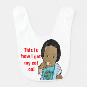 Cool ethnic baby bib
