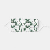 Cool Eucalyptus Pattern Adult Cloth Face Mask (Front, Folded)