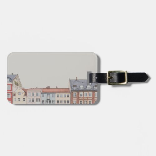 Cool European Buildings Photo Luggage Tag