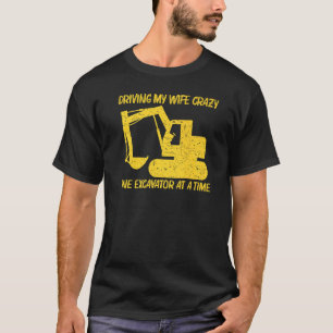 Cool Excavator For Men Boys Heavy Equipment Operat T-Shirt