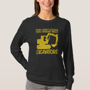 Cool Excavator For Men Women Heavy Equipment Opera T-Shirt