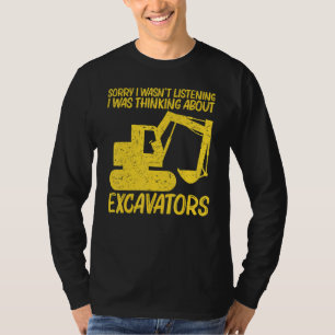 Cool Excavator For Men Women Heavy Equipment Opera T-Shirt