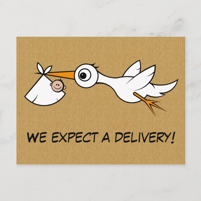 Cool expectation pregnancy postcard (Front)