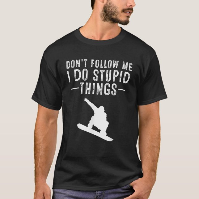 Cool Extreme Sports Lovers Snowboard Kids Designs  T-Shirt (Front)