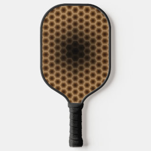 Cool Eye Catching Honeycomb Pattern Pickleball Paddle