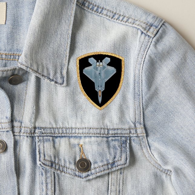 Cool F-22 Raptor Patch (On Jacket)