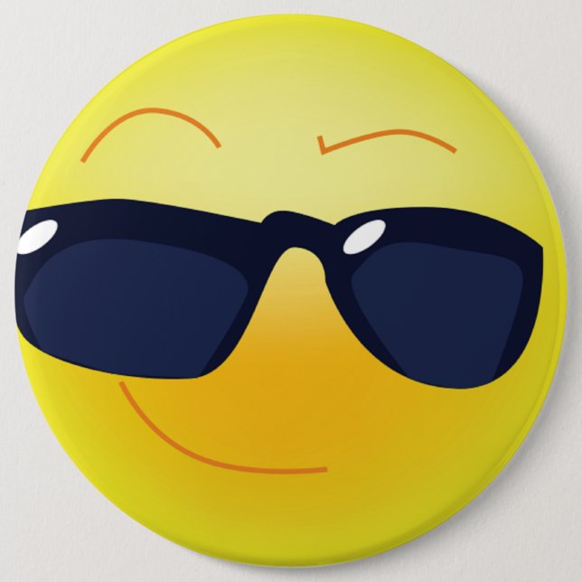 COOL FACE PINBACK BUTTON (Front)