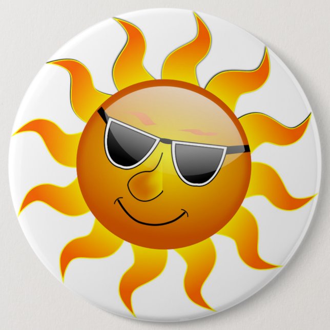 COOL FACE SUNSHINE BUTTON (Front)