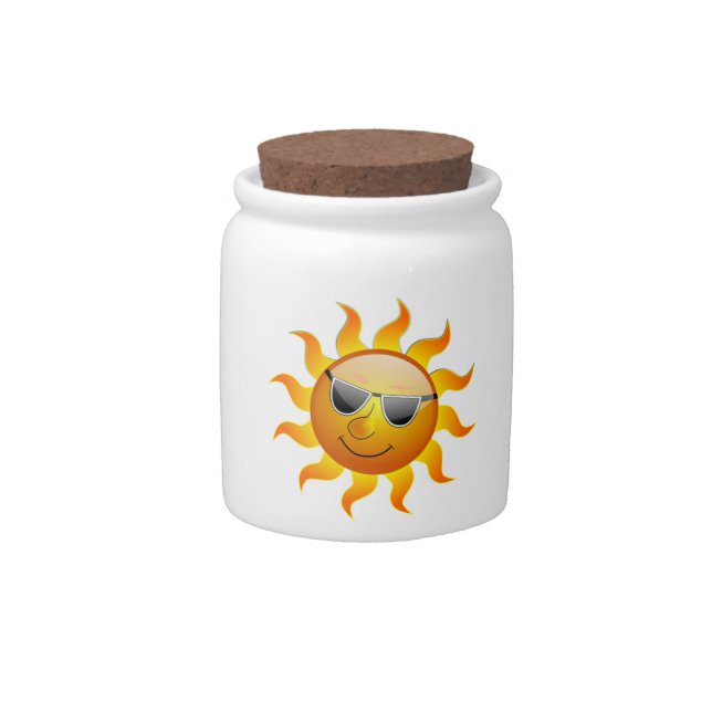 COOL FACE SUNSHINE CANDY JAR (Front)