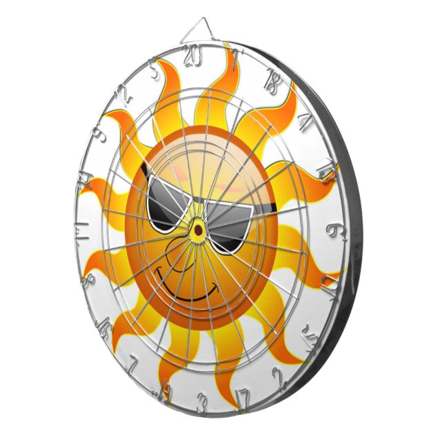 COOL FACE SUNSHINE DART BOARD (Front Right)