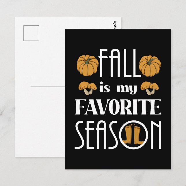 Cool Fall  Postcard (Front/Back)