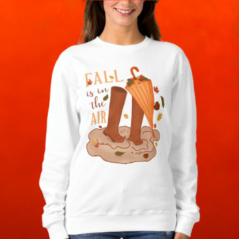  Cool Fall Seasonal Air Word Art Sweatshirt by DoodlesHolidayGifts at Zazzle