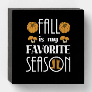 Cool Fall Wooden Box Sign
