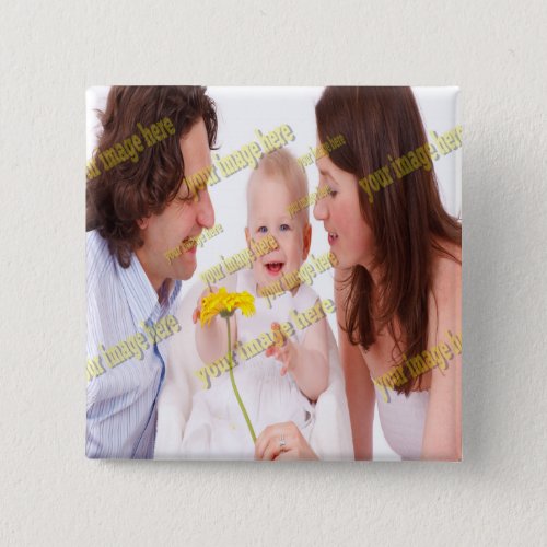 Cool Family Stylish Fab Photo Collage Button