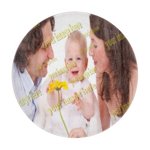Cool Family Stylish Fab Photo Collage Cutting Board