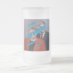Cool Family Stylish Fab Photo Collage Frosted Glass Beer Mug